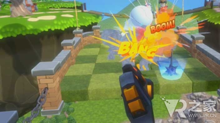 看谁先拆掉对方的立足点 国产VR《Bumb U!》登录SteamVR