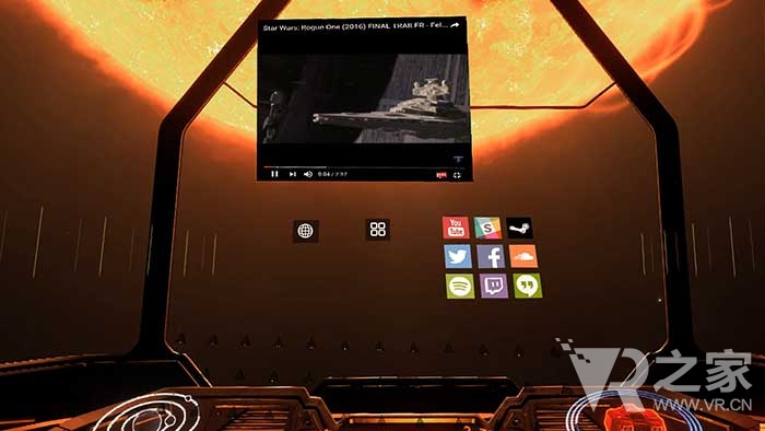 VR上网小工具 Beta版“V”登录Rift平台