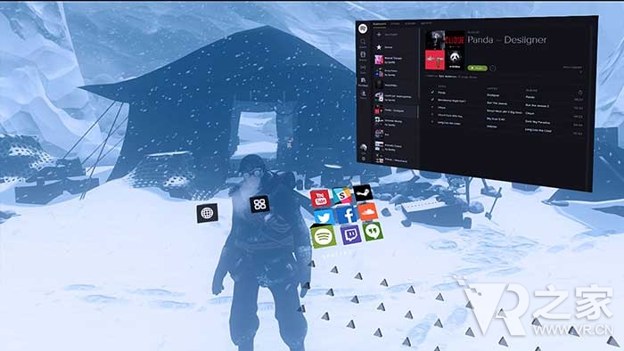 VR上网小工具 Beta版“V”登录Rift平台
